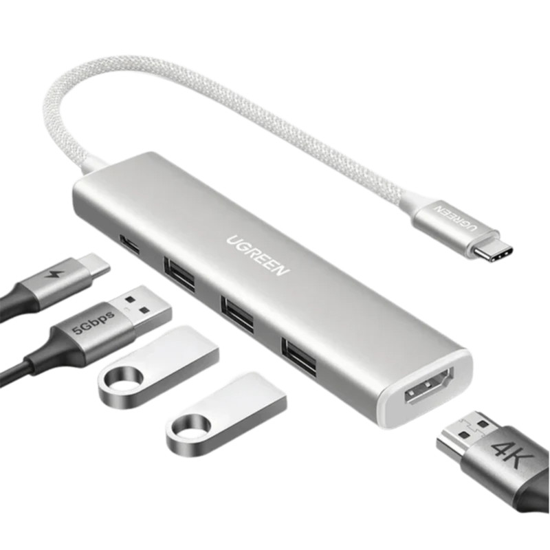 هاب 5 پورت USB-C یوگرین مدل CM478