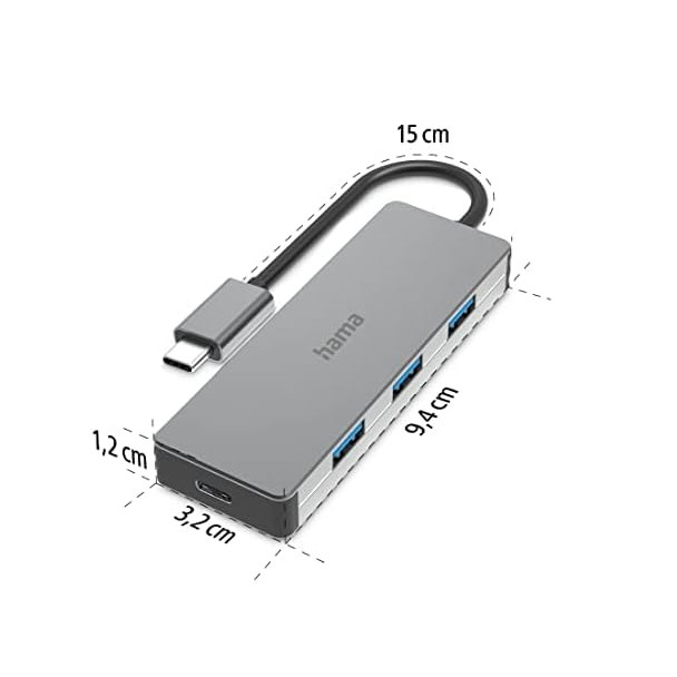 هاب چهار پورت USB-C هاما مدل 200107