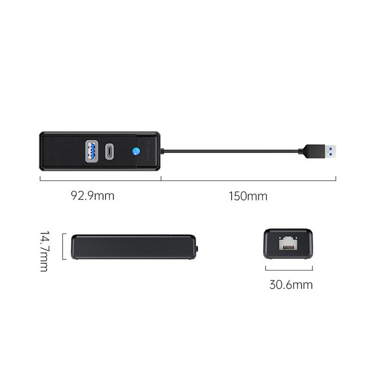 هاب USB3.0 سه پورت اوریکو مدل PWCUR-U3