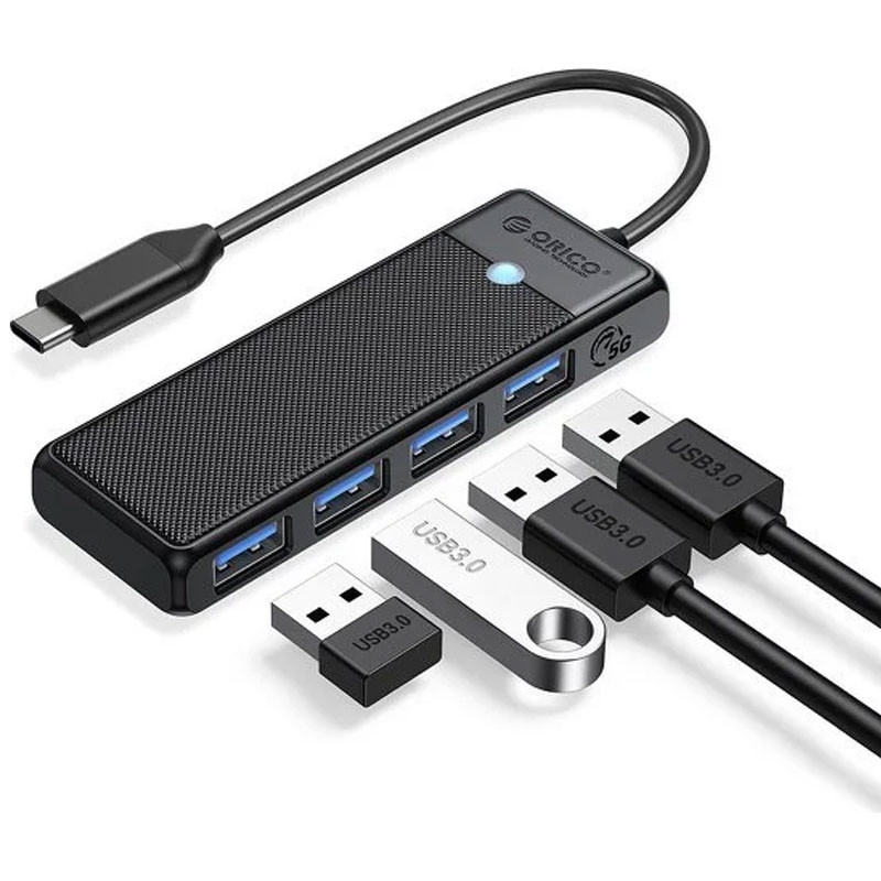 هاب 4 پورت USB-C اوریکو مدل PAPW4A-C3-05