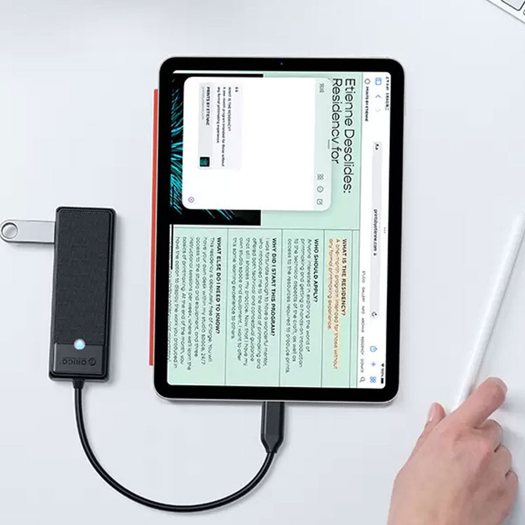هاب 4 پورت USB-C اوریکو مدل PAPW4A-C3-05