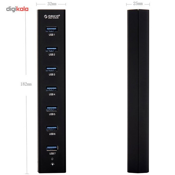 هاب USB 3.0 هفت پورت اوریکو مدل H7013-U3