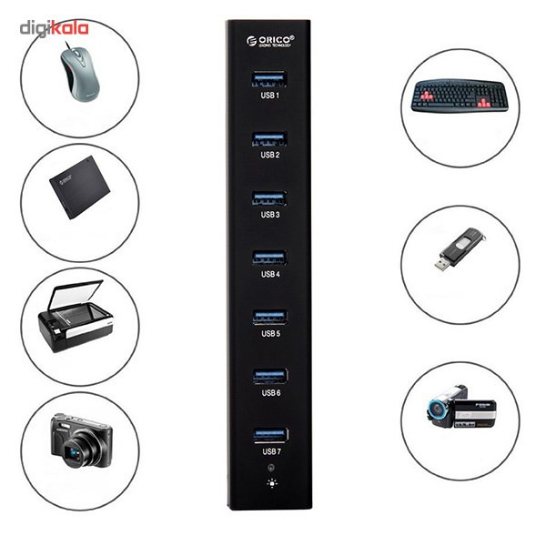 هاب USB 3.0 هفت پورت اوریکو مدل H7013-U3