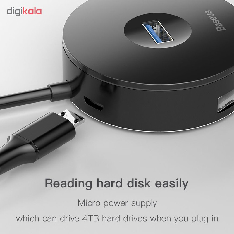 هاب 4 پورت USB-C باسئوس مدل PC