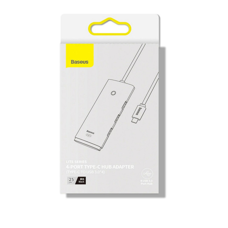 هاب 4 پورت usb3 باسئوس مدل WKQX030301