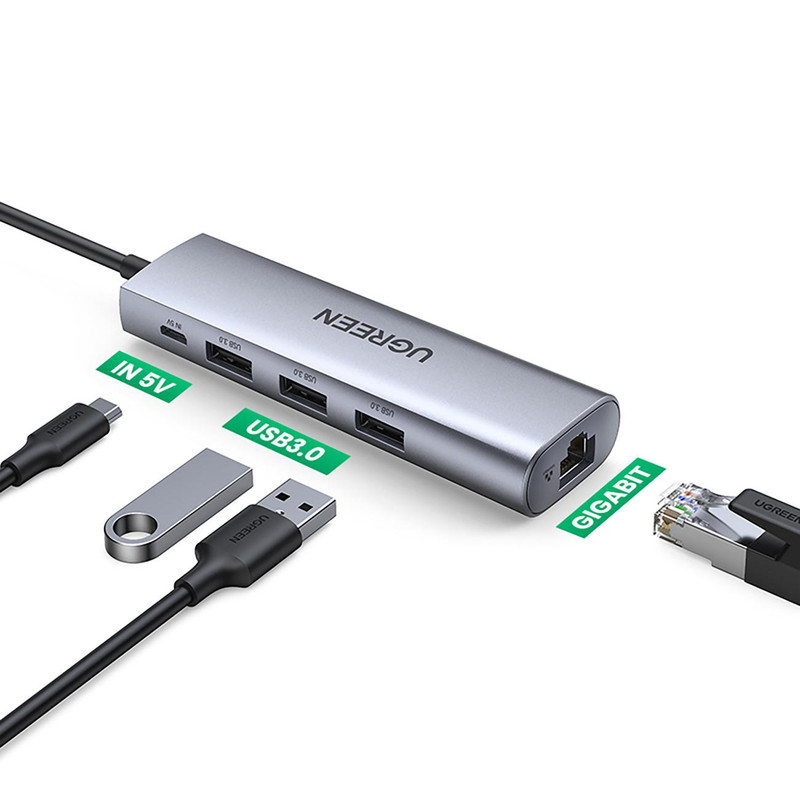 هاب پنج پورت USB 3.0 یوگرین مدل 60812