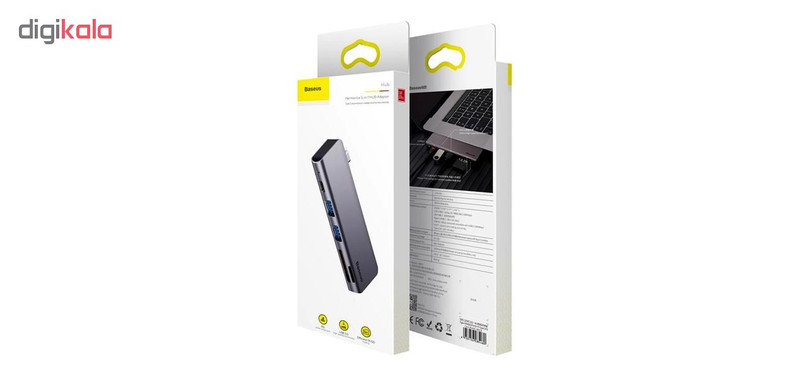 هاب 5 پورت USB-C باسئوس مدل UCN3266