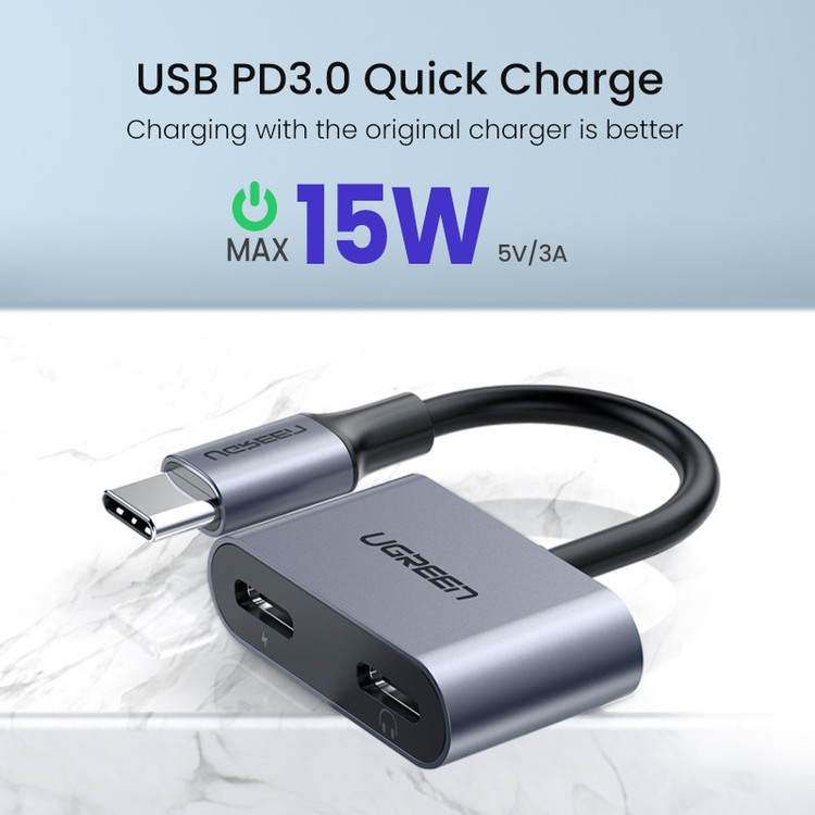 هاب دو پورت USB-C یوگرین مدل CM232-60165