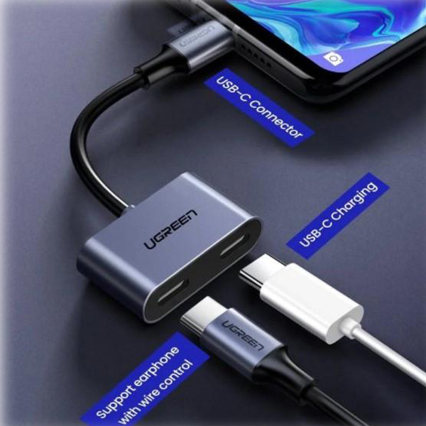 هاب دو پورت USB-C یوگرین مدل CM232-60165