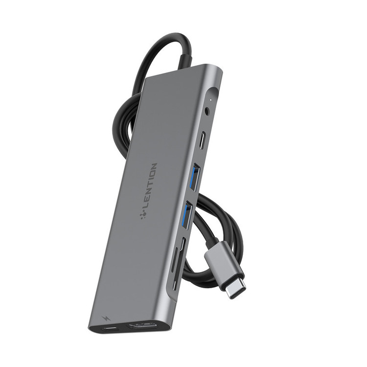 هاب 8 پورت USB-C لنشن مدل C37