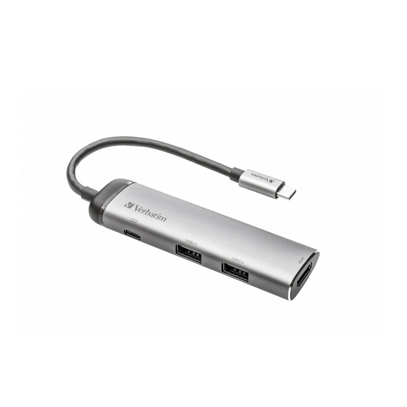 هاب 4 پورت USB-C ورباتیم مدل 49140