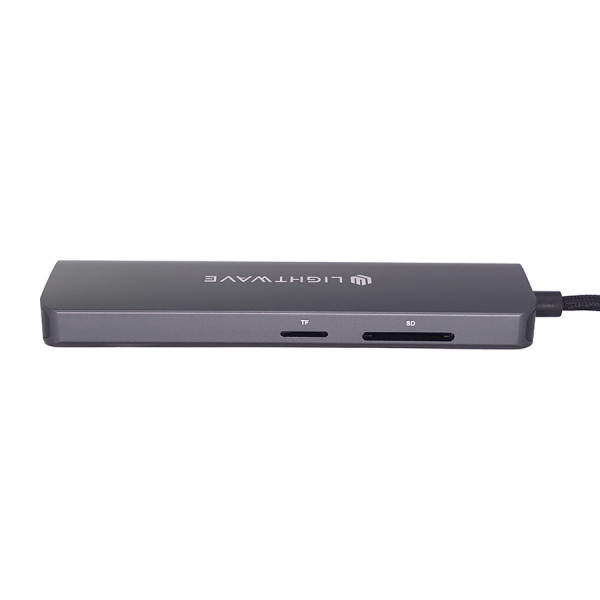 هاب 9 پورت USB-C لایت ویو مدل LW-DOCK-9I1