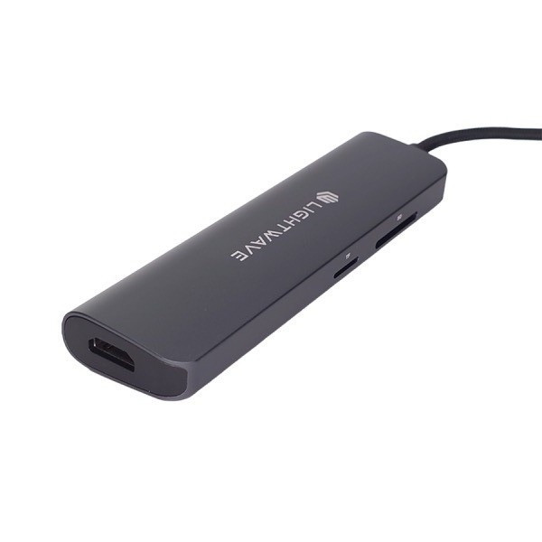 هاب 9 پورت USB-C لایت ویو مدل LW-DOCK-9I1