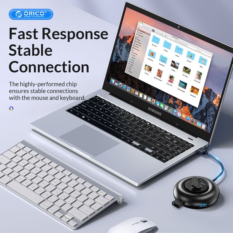 هاب 4 پورت USB-C اوریکو مدل YX1-C2-03