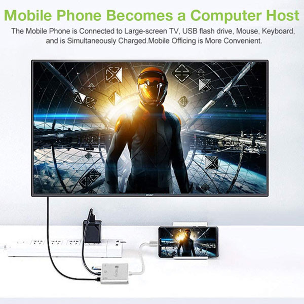 هاب 3 پورت USB-C مدلLS-UCH