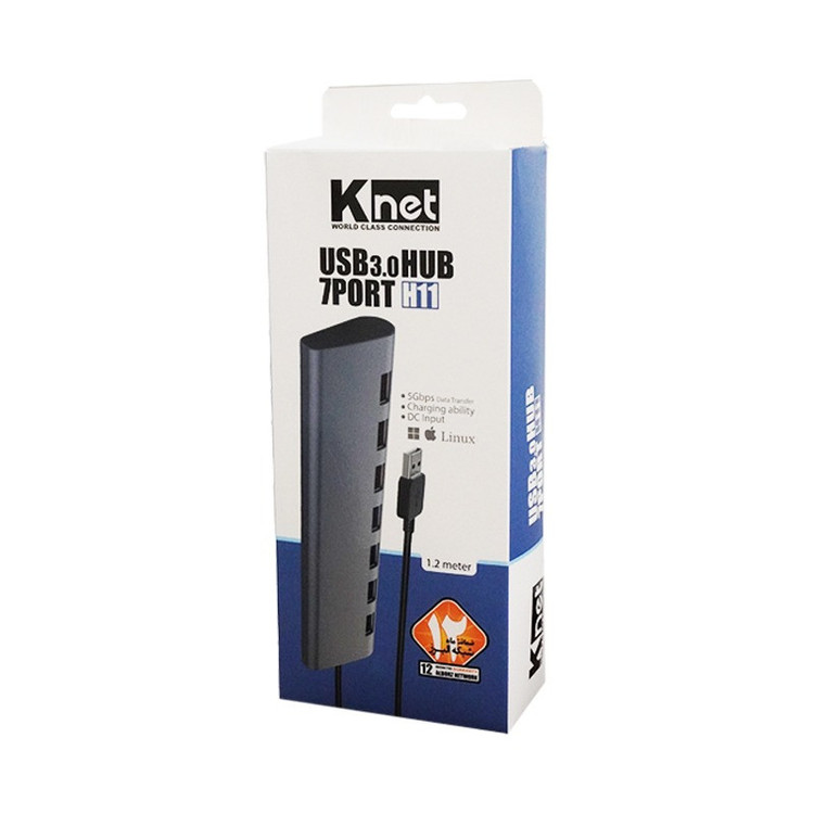 هاب 7 پورت USB 3.0 کی نت مدل H11
