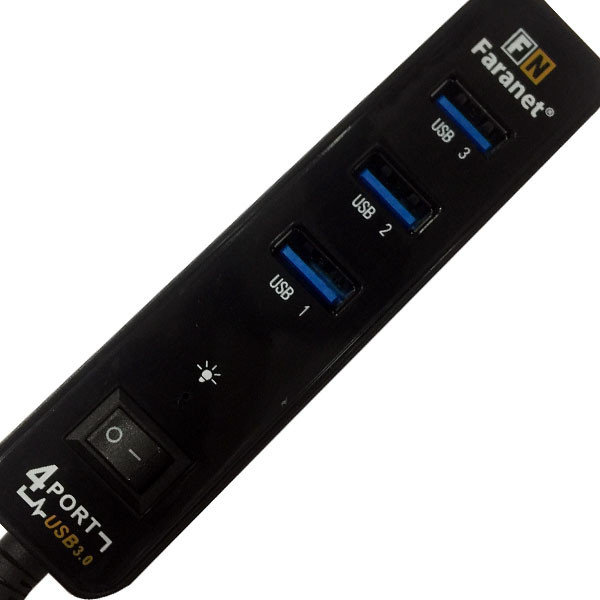 هاب USB 3.0 چهار پورت فرانت مدل FN-U3H403S
