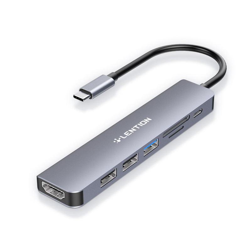هاب 6 پورت USB-C لنشن مدل CE18-PHCR