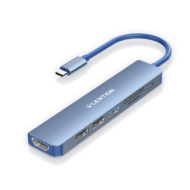 هاب 6 پورت USB-C لنشن مدل CE18-PHCR