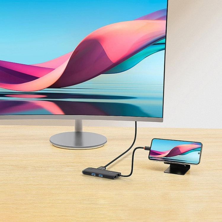 هاب 6 پورت USB-C باسئوس مدل BS-OH020