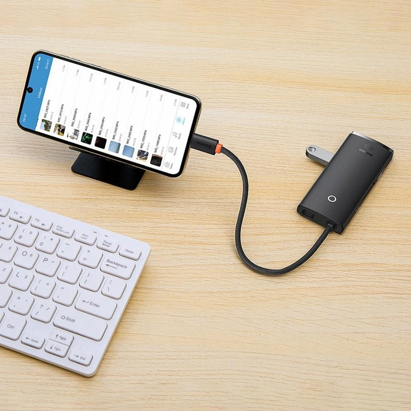 هاب 6 پورت USB-C باسئوس مدل BS-OH020