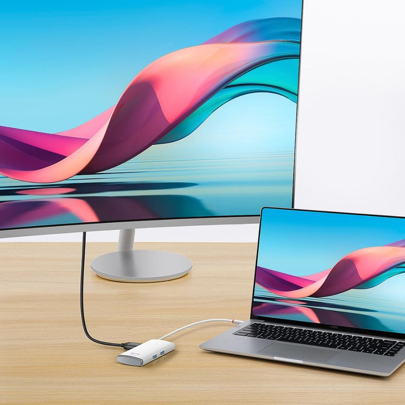 هاب 6 پورت USB-C باسئوس مدل BS-OH020
