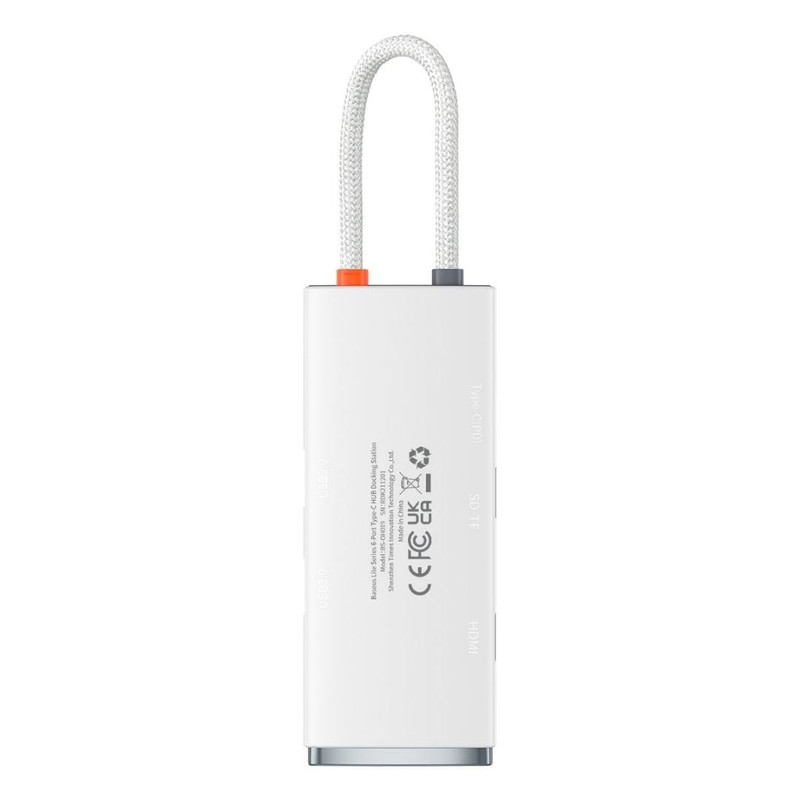 هاب 6 پورت USB-C باسئوس مدل BS-OH020