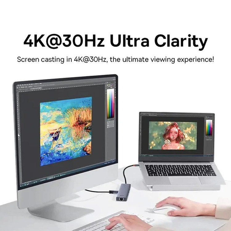هاب 6 پورت USB-C بیسوس مدل B00052802811