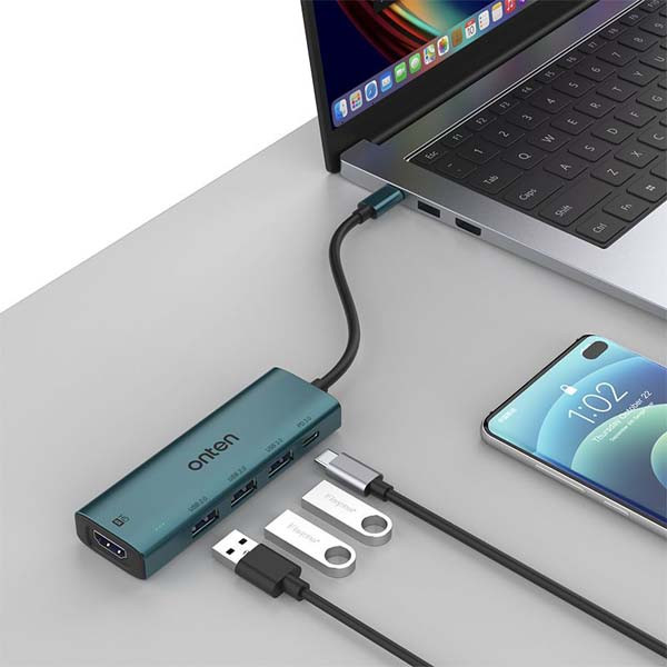 هاب 5 پورت USB-C اونتن مدل UC123