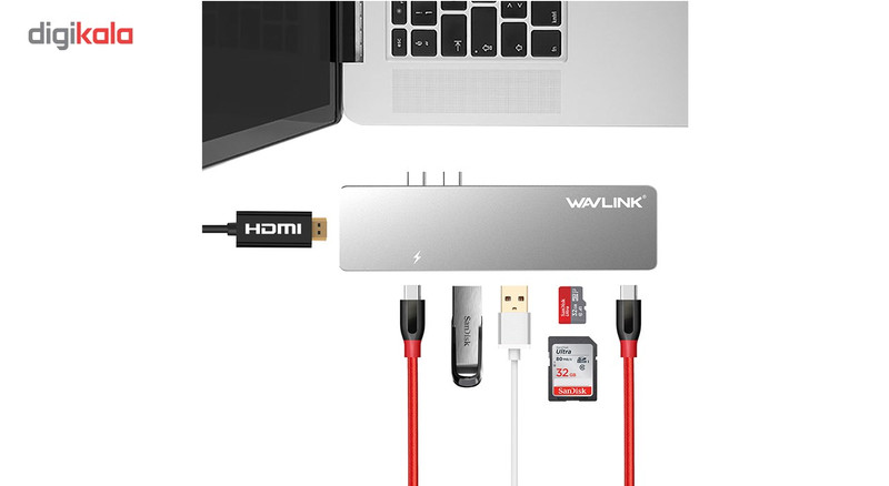 هاب هفت پورت USB-C ویولینک مدل WL-UHP3405M