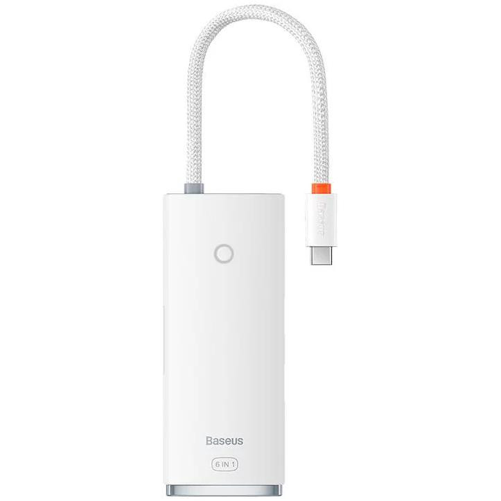 هاب 6 پورت usb-c باسئوس مدل WKQX050002