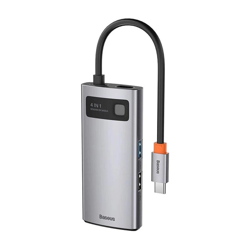 هاب USB چهار پورت بیسوس مدل Metal Gleam CAHUB-CY0G