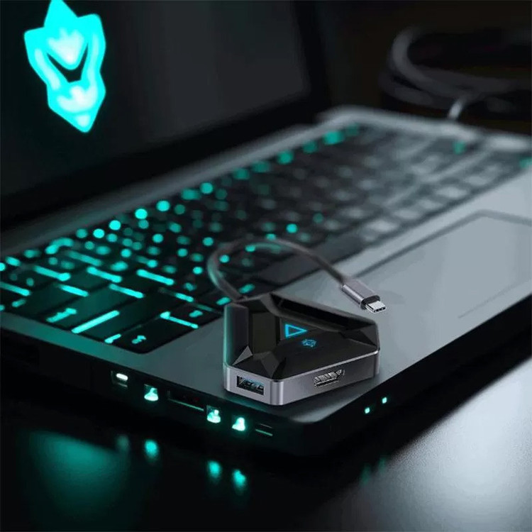 هاب 6 پورت USB-C پرودو مدل POX5Z9