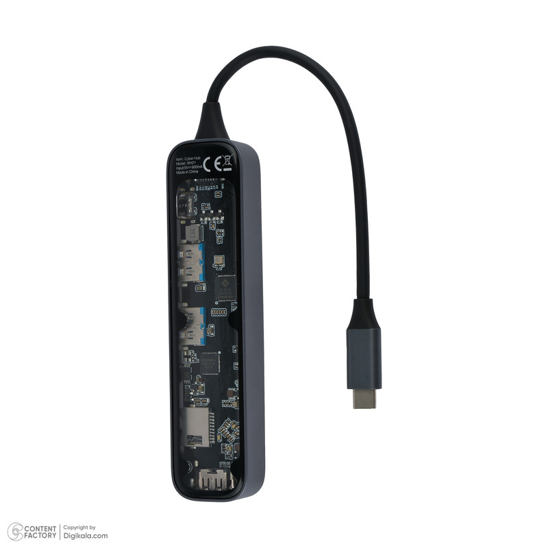 هاب 6 پورت USB-C رسی مدل RH21