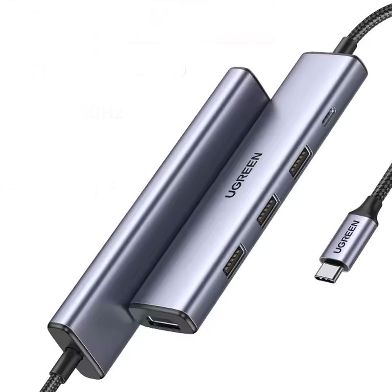 هاب 5 پورت USB-C یوگرین مدل 15596 Revodok