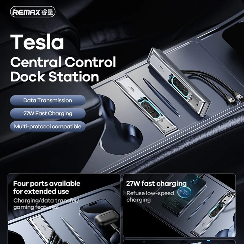 هاب 4 پورت USB-C ریمکس مدل RU-U2