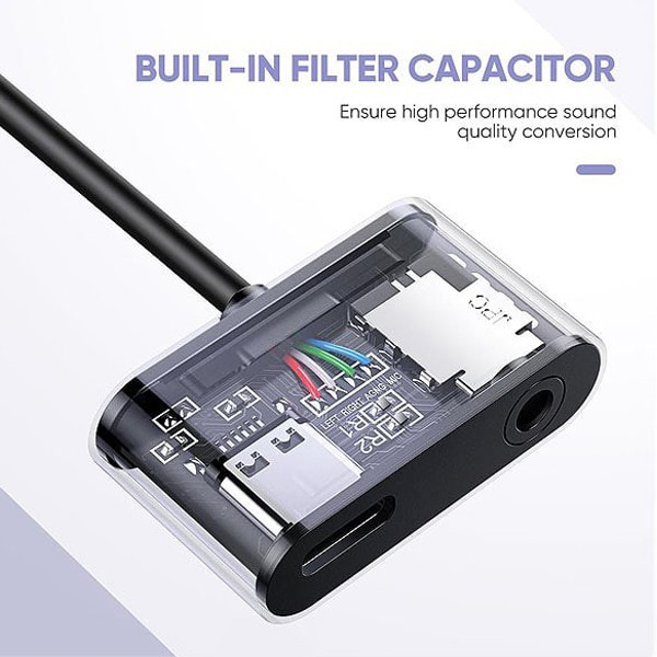 هاب 2 پورت usb-C یوگرین مدل CM193-50596