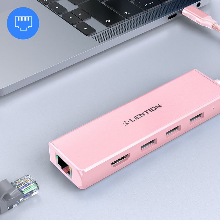 هاب 5 پورت USB-C لنشن مدل C25 HE