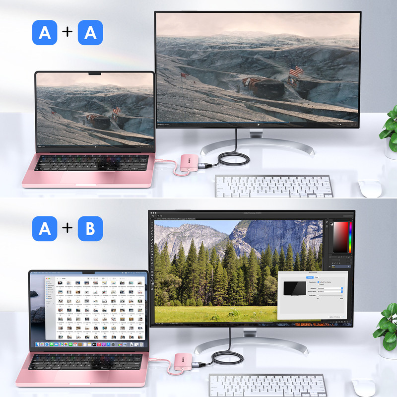 هاب 8 پورت USB-C لنشن مدل C48