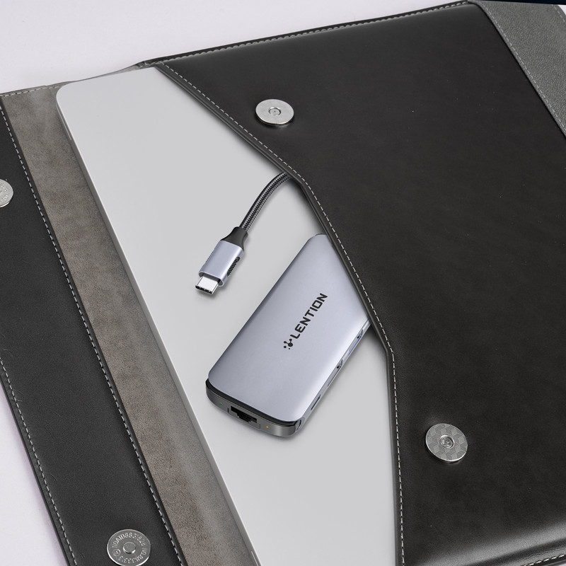هاب 8 پورت USB-C لنشن مدل C48