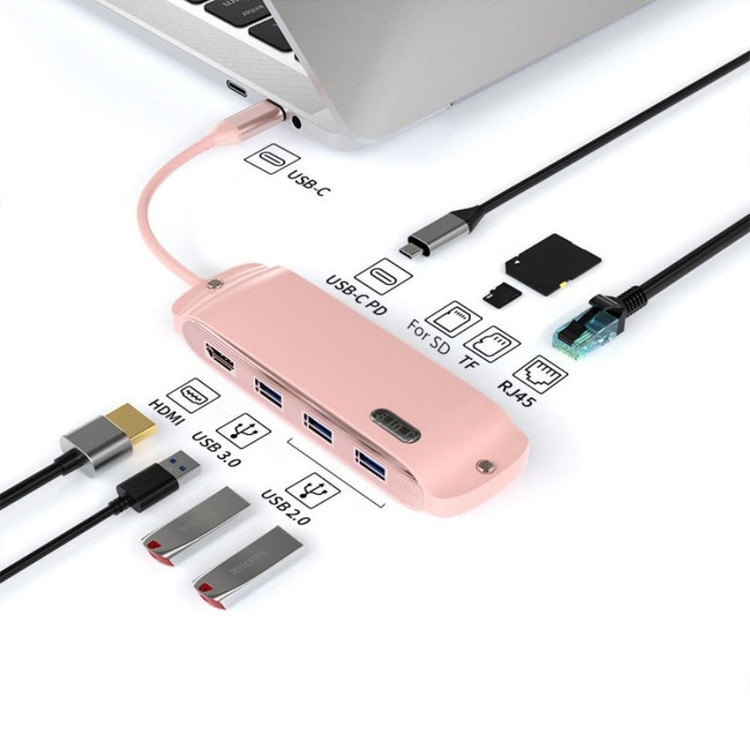 هاب 8 پورت USB-C کوتتسی مدل 160050ZQ