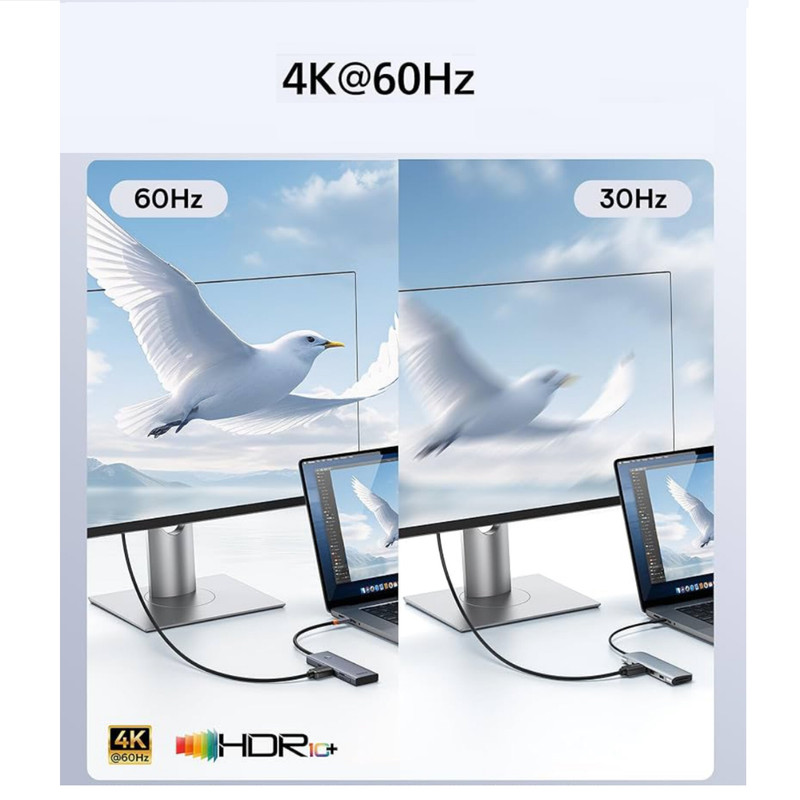 هاب 7 پورت USB-C بیسوس مدل B00052803811-01