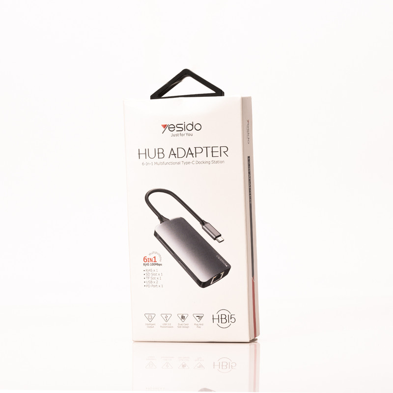 هاب 7 پورت USB-C یسیدو مدل HB15