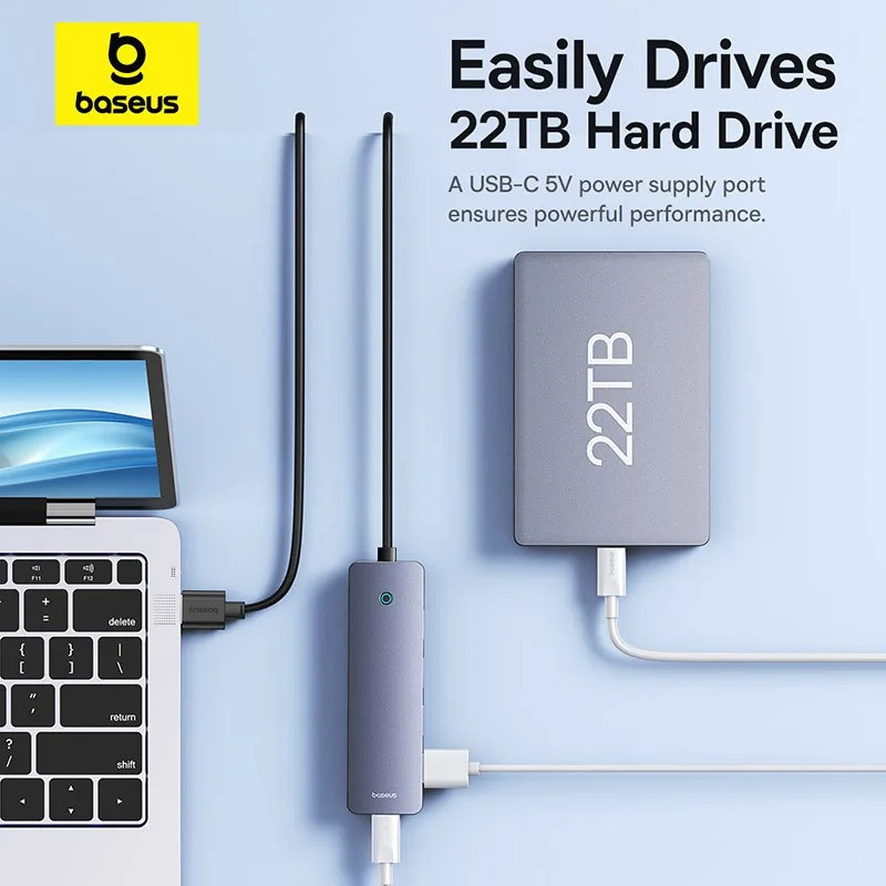 هاب 4 پورت USB 3.0 بیسوس مدل UltraJoy 22TB