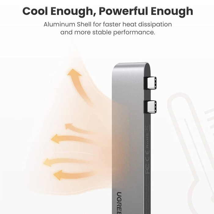 هاب 5 پورت usb-C یوگرین مدل C251-60559
