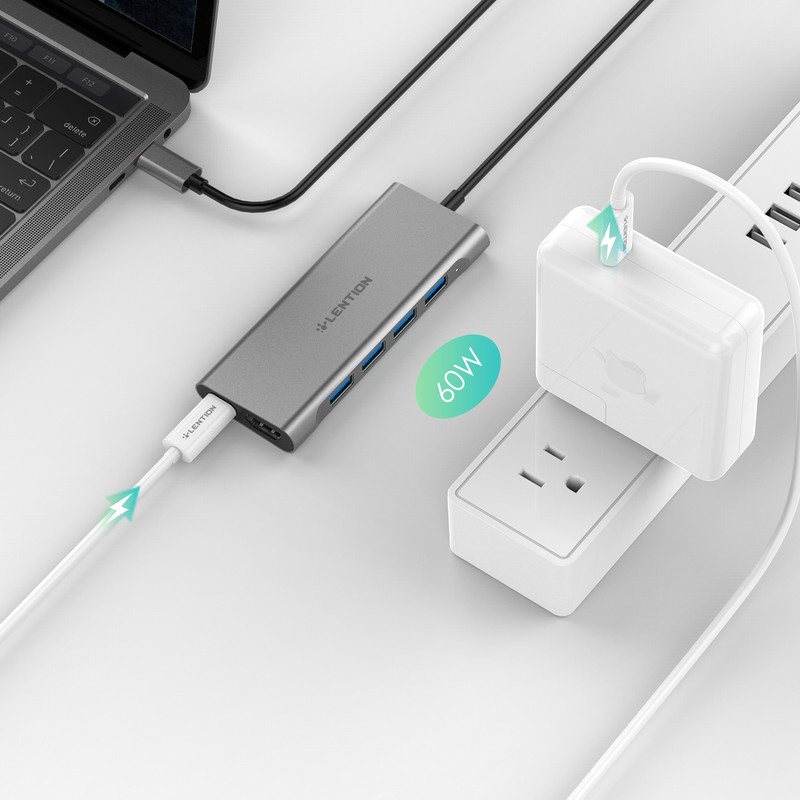 هاب 6 پورت USB-C لنشن مدل C35