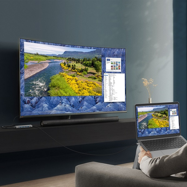 هاب 6 پورت USB-C لنشن مدل C35