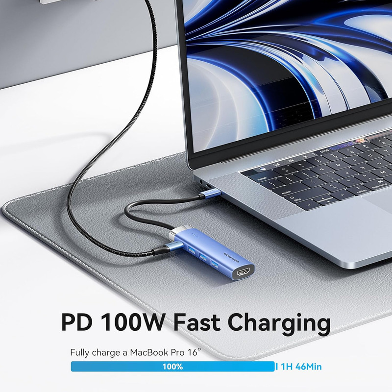 هاب 5 پورت USB-C ونشن مدل TGESB