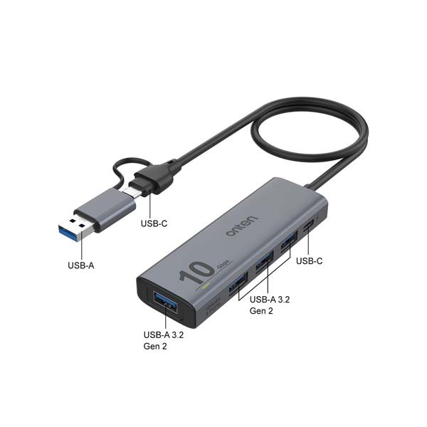 هاب 4 پورت USB-A / USB-C اونتن مدل UCA611