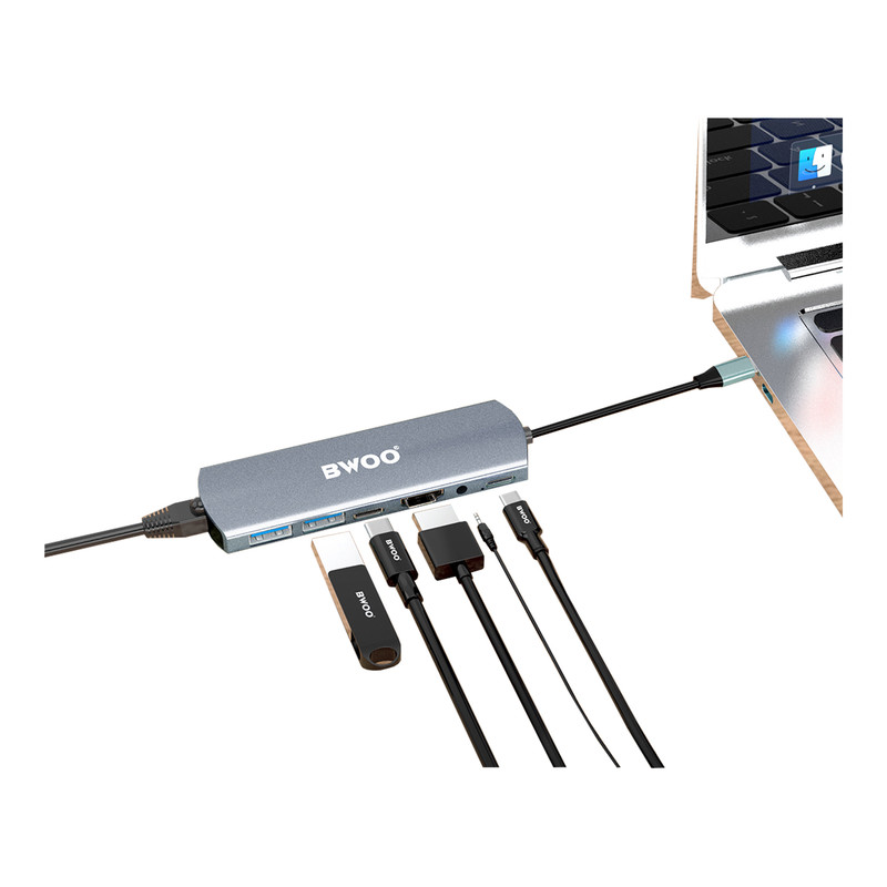 هاب 7 پورت USB-C بوو مدل TA07